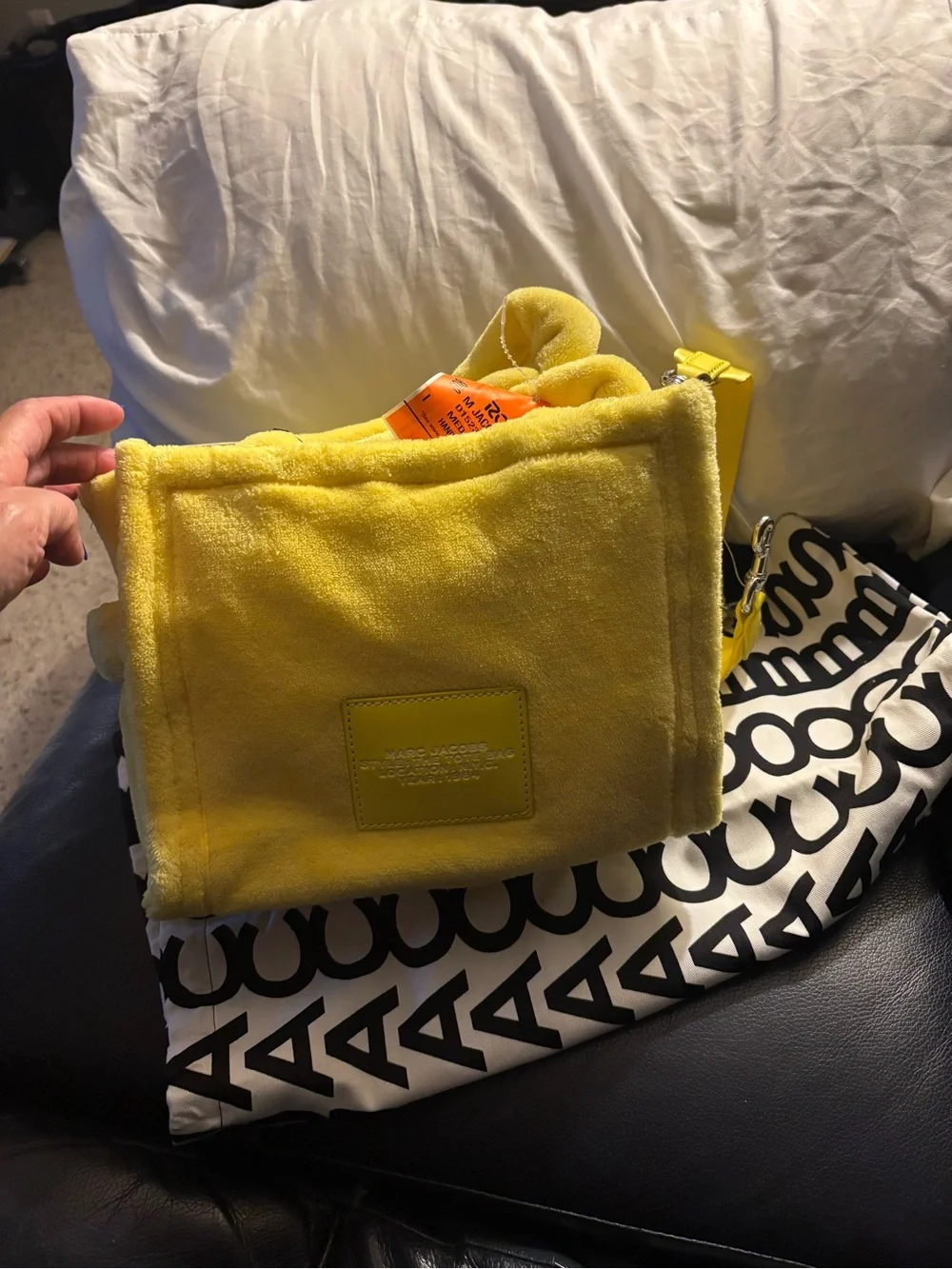 NWT Marc Jacob’s the terry small tote bag yellow